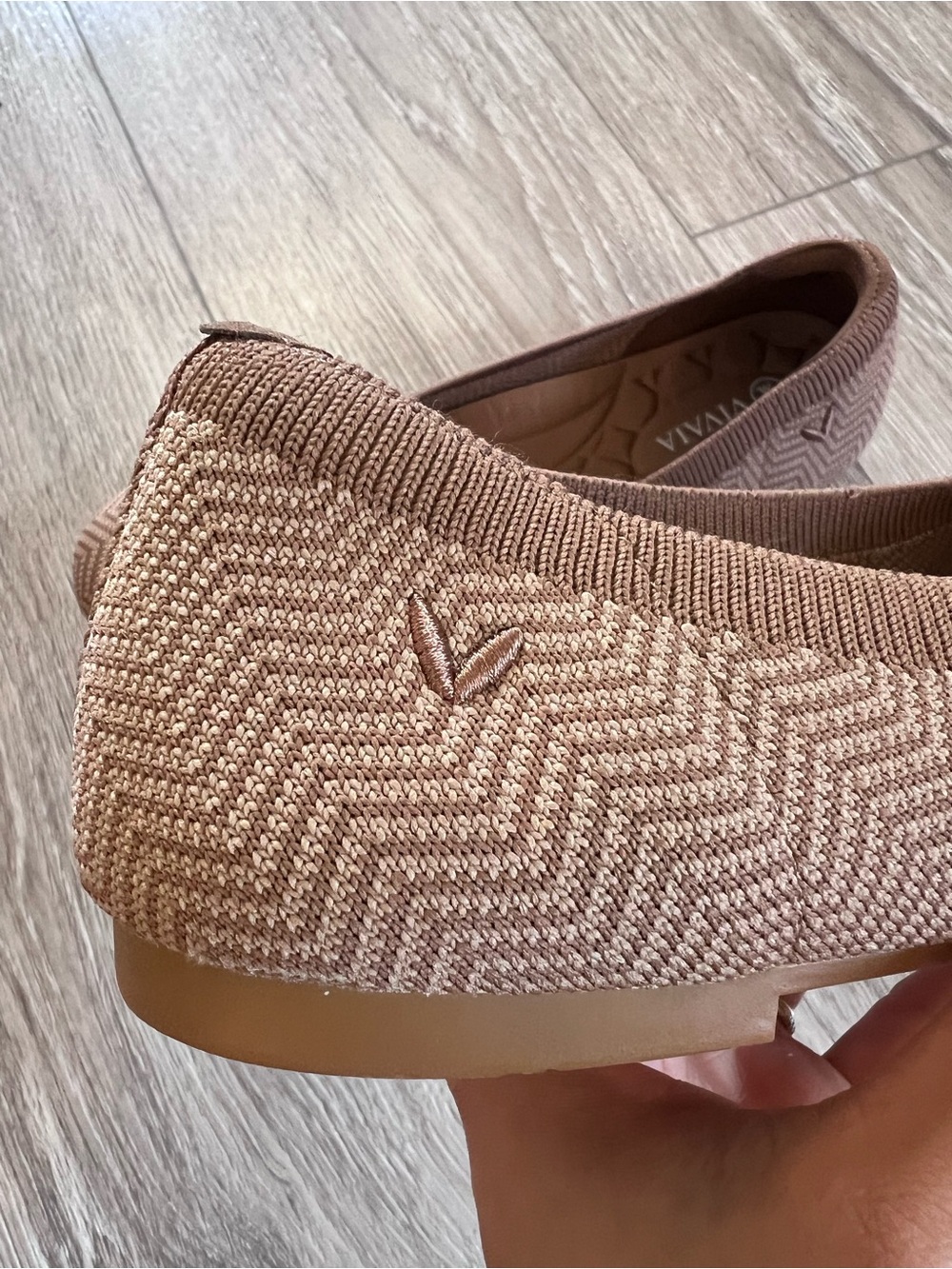 Vivaia Round-Toe Flats (Claire) in Espresso Brown - Picture 9 of 16
